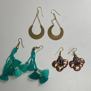 NWOT Bundle of Fashion Earrings